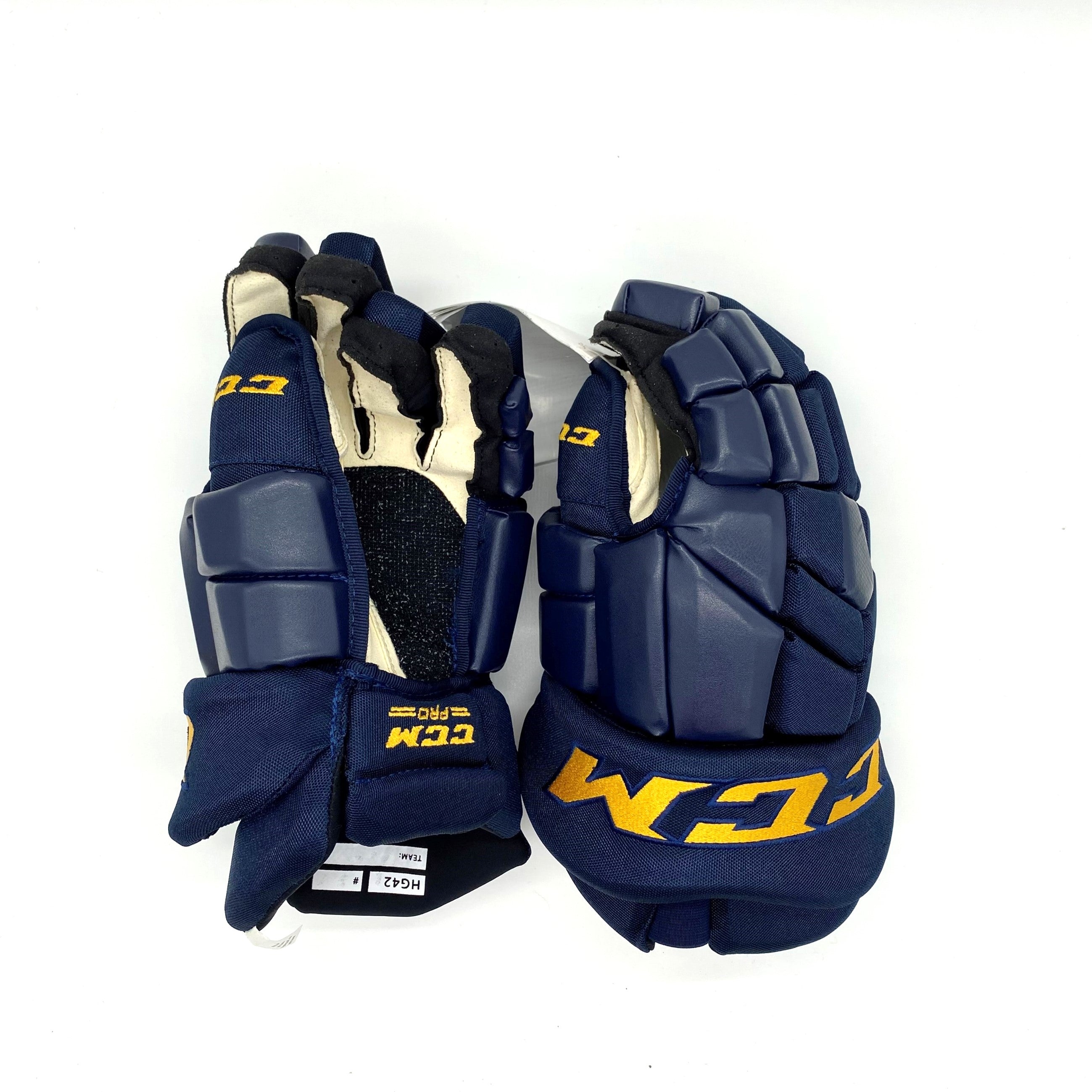 CCM HG42 - Gant OHL Pro Stock (bleu marine/jaune)
